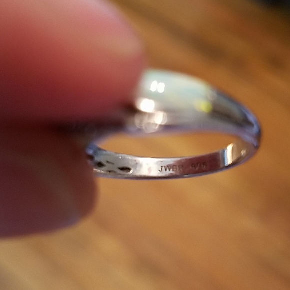 Reeds 925 Genuine Opal Ring - Picture 4 of 4